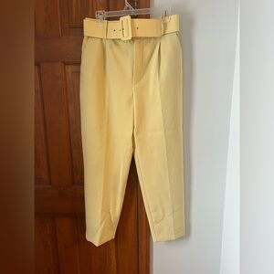 Classic Zara Women's Yellow Trousers